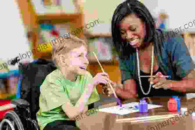 A Child With A Disability Smiling While Learning With A Teacher Handbook Of Early Childhood Special Education