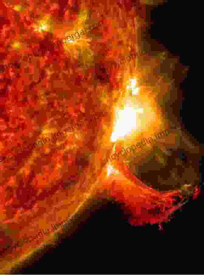 A Dramatic Image Of A Solar Flare Erupting From The Sun's Surface, Releasing A Torrent Of Energy Into Space. The Sun: Exploring The Beauty Of The Sun