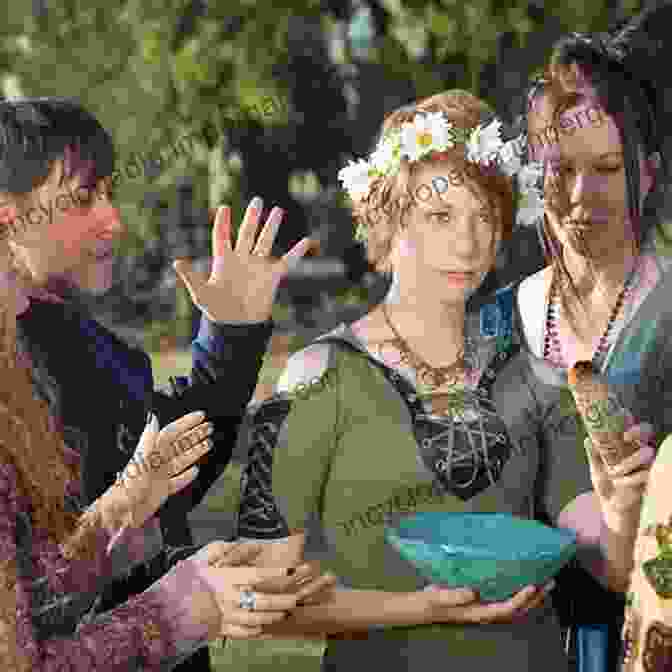 A Group Of Wiccans Performing A Ritual In A Serene Outdoor Setting Surrounded By Nature. When Someone You Love Is Wiccan: A Guide To Witchcraft And Paganism For Concerned Friends Nervous Parents And Curious Coworkers