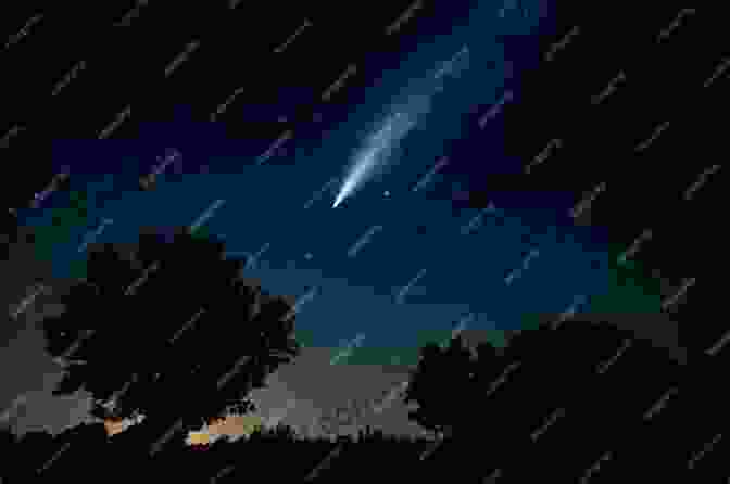 A Mesmerizing Comet Streaking Across A Starry Night Sky, Casting An Ethereal Glow Upon The Surrounding Darkness Comets (The University Of Arizona Space Science Series)