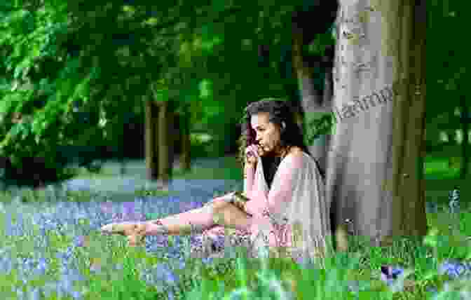 A Person Sitting In Nature, Surrounded By Trees And Flowers. Subsistence Agriculture In The US: Reconnecting To Work Nature And Community (Routledge SCORAI Studies In Sustainable Consumption)