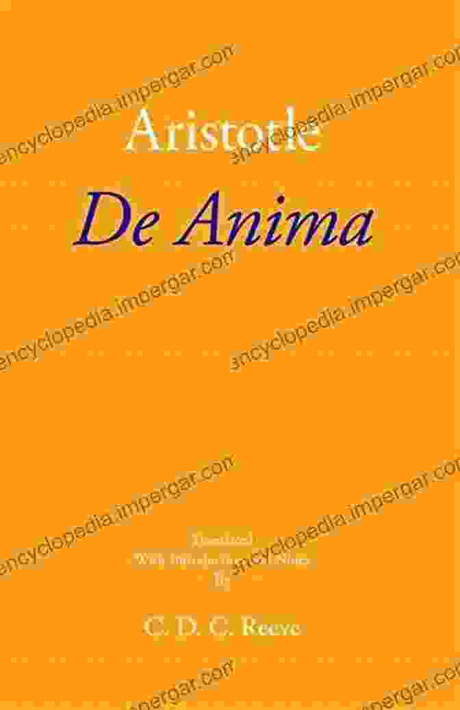 De Anima The New Hackett Aristotle Book Cover De Anima (The New Hackett Aristotle)