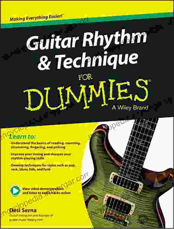 Guitar Rhythm And Techniques For Dummies Book Cover Guitar Rhythm And Techniques For Dummies: + Online Video And Audio Instruction