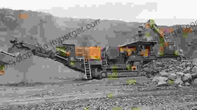 Worker Operating A Crushing Machine Georgia Kaolin Terminal: A Photographic Study